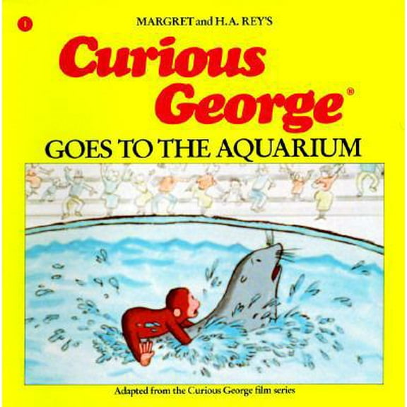 Pre-Owned Curious George Goes to the Aquarium (Paperback) 0395366283 9780395366288