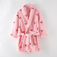 thumbnail image 2 of Funicet Childrens Flannel Nightgown Fashionable Printed Bathrobe Casual Wear, 2 of 5