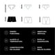 thumbnail image 4 of Boxer Trunks Classic Unnder Ropa Interior Para Hombre 1 Pz, 4 of 4