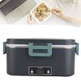 thumbnail image 1 of Stainless Steel Heated Lunch Box, 1.8L 80W Food Warmer, 360 Heating Technology, No Water Fill Design, Portable and Lightweight, for Car Truck Home Office with Bag, Fork and, 1 of 7