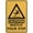 Warning Sign 2, variant on Caution Watch Your Hands And Fingers Warning Tin Sign 8"x12" - Home Kitchen Farm Garden Garage Wall Decor