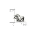 thumbnail image 2 of 925 Sterling Silver Polished Oxidized Reflections SimStars Horse Bead Charm 6.36x9.09mm Wide Pendant Necklace for Women, 2 of 2