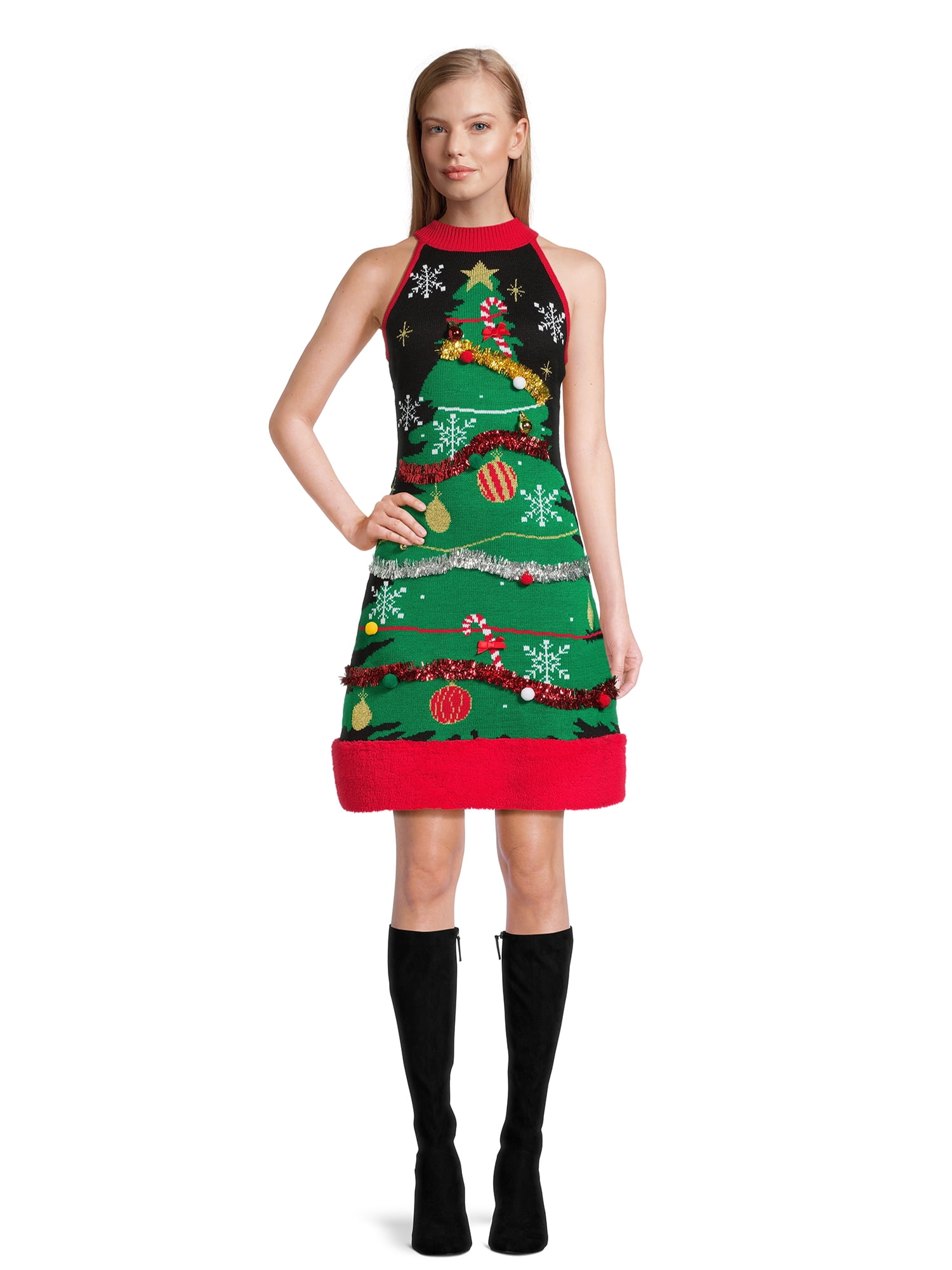 Christmas sweater dresses for juniors hotsell
