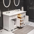 thumbnail image 6 of Water Creation Derby 60" Wood Double Bathroom Vanity in Pure White/Chrome, 6 of 9