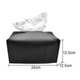 thumbnail image 2 of Leather bag, rectangular, 24*12.5*12.5 cm, black, 2 of 5