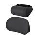 thumbnail image 1 of Kit de almohada de apoyo para la espalda y el cuello para el coche, accesorios para el coche de cuero PU suave negro, 1 of 7