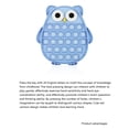 thumbnail image 2 of Gupgi Push Pop Bubble Fidget Sensory Toy Silicone Letters Alphabet Owl Shaped Decompression Toy, 2 of 4