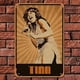 thumbnail image 3 of Placa de Metal Vintage de hierro Wdftyju TINA Singer Rectangular 20x30cm, 3 of 9