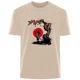 thumbnail image 2 of Camiseta de verano para hombre, 100 % algodón, cómoda, transpirable, informal, a la moda, con estampado retro creativo de Goku, ropa de calle para exteriores, 2 of 4