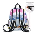 thumbnail image 5 of FORMRS School Backpack with Front Zippered Pocket 12" Student Travel Daypack, Retro Simple Shapes, 5 of 6