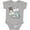 AC-Heather Grey, variant on Hello Kitty Cat Boys Baby Bodysuit