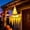 B, variant on Orangide LED Witch Hat Halloween Decor Light Up Glowing Jagged Ghost Hat with Batteries Included for Yard Party Home Fall Decoration