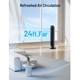 thumbnail image 6 of Tower Fan, 38” Oscillating Tower Fan with Remote, LED Display Cooling Tower Fan, Air Conditioner Bladeless Fan for Bedroom, Living Room, Offices & Kitchen, 6 of 9