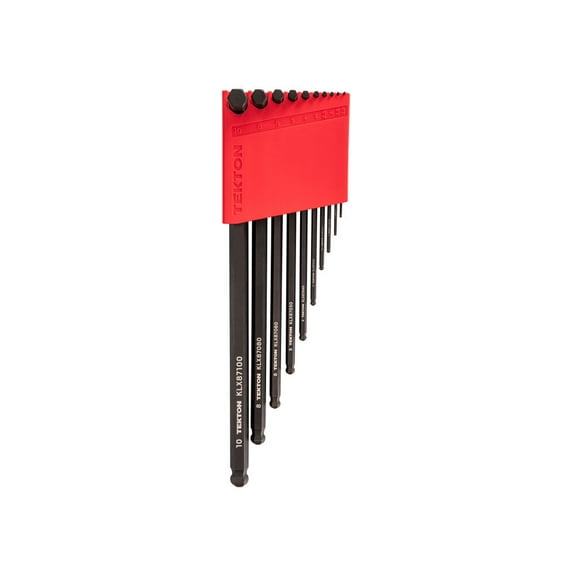 Tekton Short Arm Ball End Hex L-Key Set, 1.3-10 Mm, 10 Pieces