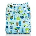 thumbnail image 2 of Landzoo Reusable Waterproof Printed Baby Cloth Diaper Adjustable Baby Nappies, 2 of 8