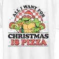 thumbnail image 3 of Teenage Muntant Ninja Turtles - All I Want For Christmas - Women's Short Sleeve Graphic T-Shirt, 3 of 5