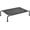 Black, variant on Waterproof XL Dog Cot, Raised Dog Bed for Large Dogs, Outdoor Cooling Elevated Pet Bed Load 200lb