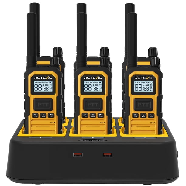 Walkie Talkies Retevis RB48 Plus de largo alcance IP67 a prueba de agua