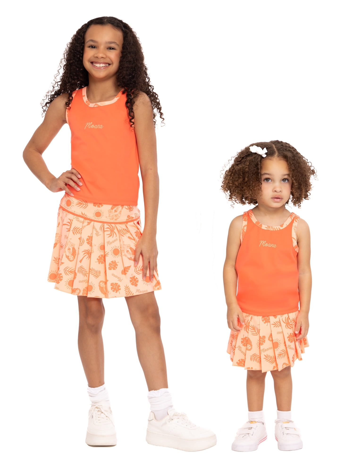 Moana Toddler Girls Active Tank Top and Pleated Skort Set, 2-Piece, Sizes 12M-3T