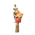 thumbnail image 1 of Advancent Ramo de flores artificiales mixtas de primera calidad, elegante, de bajo mantenimiento, respetuoso con el medio ambiente, ramo de Decoración del hogar HS007, 1 of 6