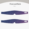 thumbnail image 2 of Gaeub Violet Glitter Printed Sleep Mask for Men Women,Eye Mask for Sleeping,Large Eye Covers with Adjustable Velcro,Light Blocking Sleeping Mask for Travel Yoga Nap, 2 of 7