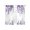 Purple, variant on Purple Sheer Curtains 72 Inch Length 2 Panels for Living Room, Eucalyptus Leaves Voile Kitchen Curtain Set, Luxury Privacy Drapes Window Treatment for Bedroom