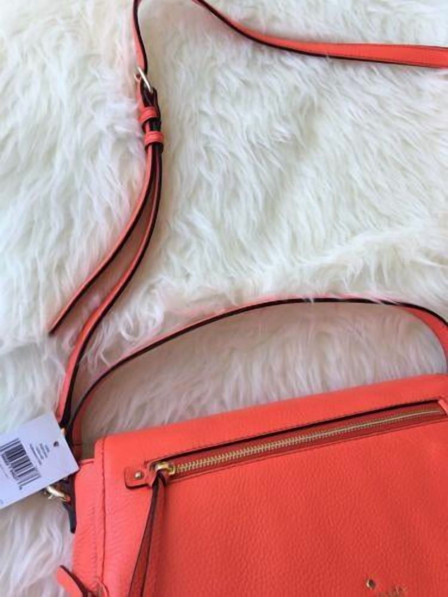 NWT Kate Spade Cobble Hill Toddy Bright Papaya Large Satchel Crossbody $378