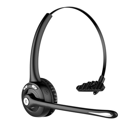Pair Bluetooth Devices Bluetooth Headset For Drivers,Pashion Over-the-Head Noise Canceling Wireless Bluetooth Headphones With Mic Handsfree Calling for iPhone,Samsung&All Bluetooth Enabled Devices ()