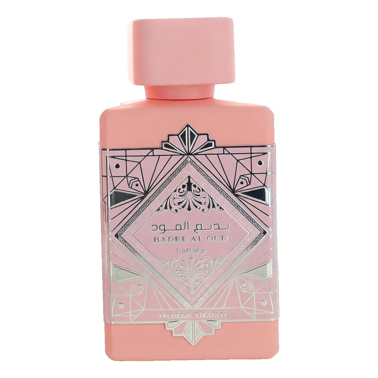 Lattafa Bad'ee Al Oud Noble Blush, Rose Milk, Vanilla, Almond, 3.4