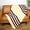 Cream, Garnet and Black, variant on Creme blanket with Blue & Orange Stripes Woven Throw - 100% Cotton Made in the USA (73x48)
