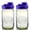 Violet Purple, variant on Brewing America Azure Standard Mason Jars 32 oz Wide Mouth Black Glass Mason Drinking Jars with Lid Set of 2