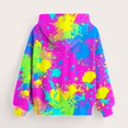 thumbnail image 4 of Bnwani Kids Hoodies Girls V Neck Long Sleeve Pockets Sweatshirt Tops Pullover, 4 of 4