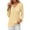 Jaune, variante sur Ritualay T-shirt pour Femme à Manches Longues T-shirt de Travail Décontracté T-shirt Col en V Chandail Ample Blanc m