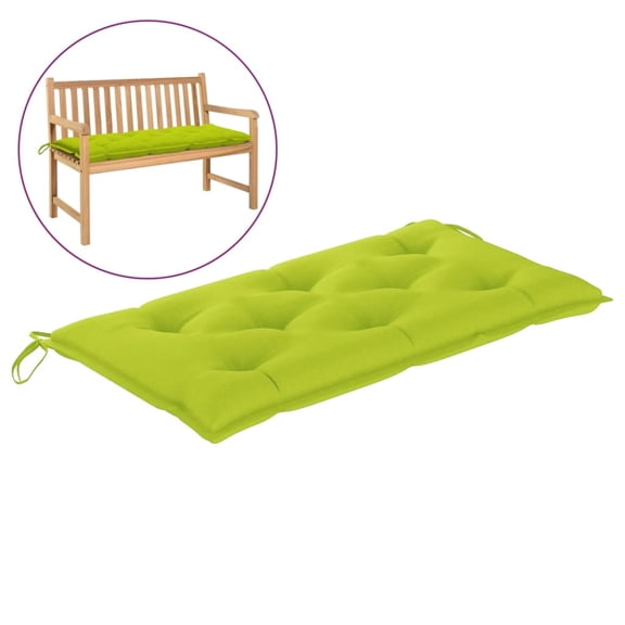Casafoyer Garden Bench Cushion Bright Green 39.4"x19.7"x 2.8" Fabric