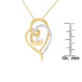 thumbnail image 5 of Espira 10K White Gold 0.2 CTTW Round Cut Diamond Pendant Necklace (I-J, I1-I2), 5 of 5