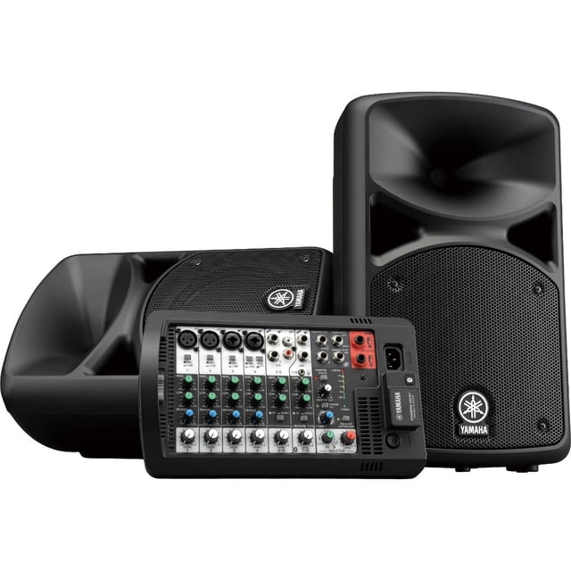 Kit de Audio STAGEPAS400BT Yamaha, Fuente de Poder y 2 Bocinas Bluetooth 4.1 400W Yamaha Rango de Alcance 10mts