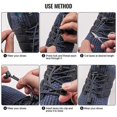 thumbnail image 5 of Elastic no tie shoelaces - no need to tie your shoes 110 cm 1 pair Black, 5 of 5