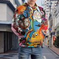 thumbnail image 7 of Adventure Time Unisex Sweatshirts Loose Pullover Sweater Hooded Hoodie 3D Printing Jacket Winter Fall Clothes XL, 7 of 7