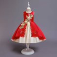thumbnail image 1 of Vestido infantil, vestido de princesa, vestido de niña, vestido de malla hinchada, ropa de rendimiento para jardín de infantes, chaleco de verano, 1 of 6