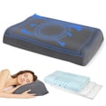 thumbnail image 1 of Almohada de Memory Foam 4 en 1,4 Altura Ajustable,Almohada Fria, Almohadas de Cama para Personas Que Duermen de Lado, Boca Arriba y Bocabajo, con Funda de Extraíble (60x38x14cm), 1 of 9