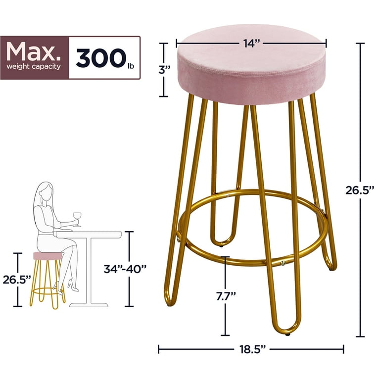 Pink bar stools walmart best sale