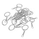 thumbnail image 1 of 20 Piezas Portátil Monedero Llavero Monedas Llavero Llavero con Cadena Platino Zulema llaveros con cadena, 1 of 8