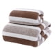 thumbnail image 5 of Toalla de baño absorbente para sauna, spa, hotel, hogar, ducha, etc. marrón, 5 of 9