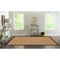 thumbnail image 4 of Contemporary Home Living 1.75' x 2.75' Tufted Solid Bordered Area Throw Rug - Tan and Beige, 4 of 5