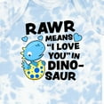 thumbnail image 4 of Inktastic Rawr Means I Love You in Dinosaur Valentine Boys or Girls Baby Bodysuit, 4 of 5