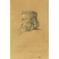 thumbnail image 3 of Johann Peter Krafft 13x18 Black Modern Framed Museum Art Print Titled - Head Study., 3 of 5