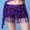 Purple#1175, variant on Wowcloth Women's Sexy Hip Scarf Sequined Tassel Waist Scarf Adult Female Belly Dance Dress Bandage Waist Chain Skirt