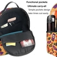 thumbnail image 5 of Lightweight Backpack With Adjustable Shoulder Strap Empty Bag Upright 12×14.5in For Weekend Holiday Travel Hiking Halloween Candy Pattern, 5 of 5