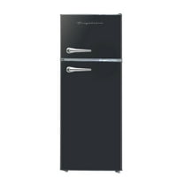 Frigidare, 7.5 Cu. Ft. Top Mount Retro Refrigerator, Black