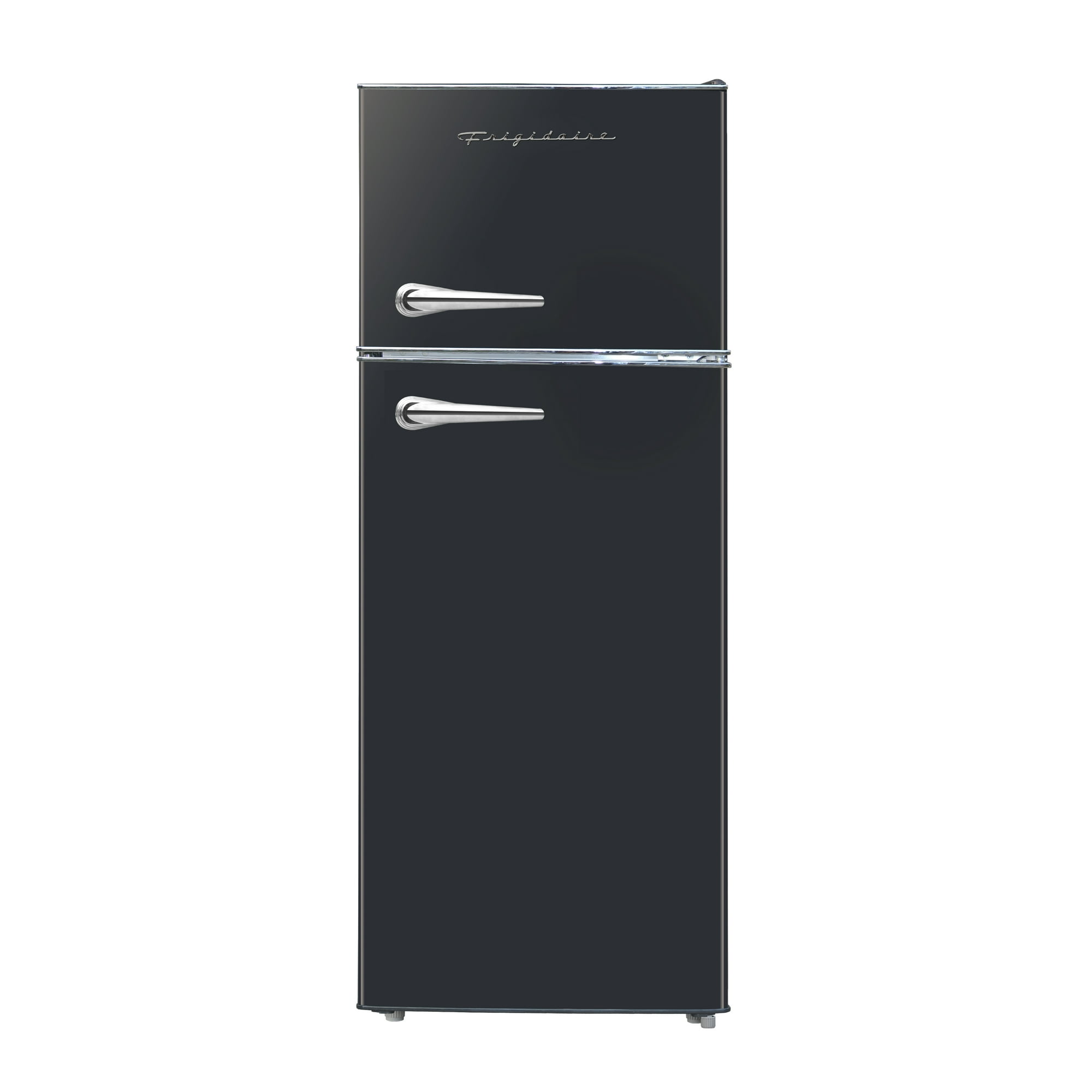 Frigidaire 7.5 Cu. ft. Top Mount Retro Refrigerator, Apartment-Size Fridge in Black